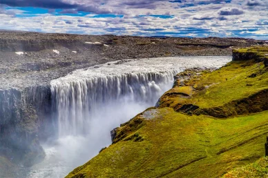 Waterfalls - Dettifoss in Iceland Dettifoss