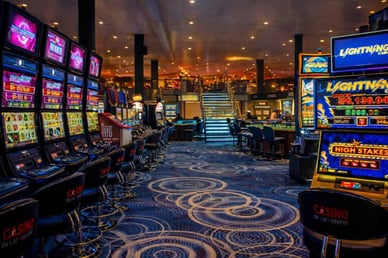 Spielbereich im Casino du Lac