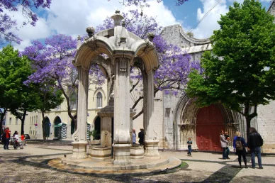 Largo do Carmo em Lisboa