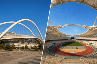 Πανοραμική θέα του Ολυμπιακού Σταδίου