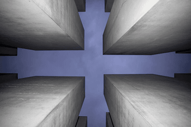 Holocaust-Mahnmal in Berlin, offen und jederzeit zugänglich