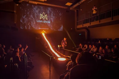 Lava Show in ReykJavik Lava Show