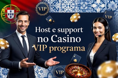 Host pessoal e support permanente no Casino VIP programa