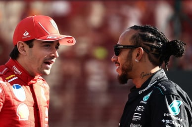 Charles Leclerc és Lewis Hamilton