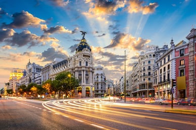 Veduta della Gran Vía