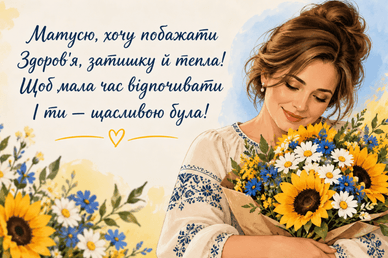 Привітання із Днем української жінки