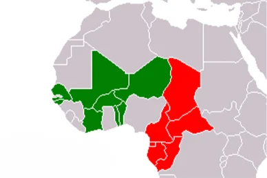 Страны зоны франка КФА