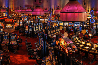 Spielbereich im Casino Montreux