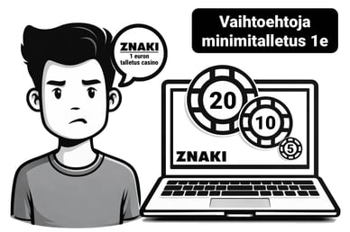 Vaihtoehtoja minimitalletus 1e