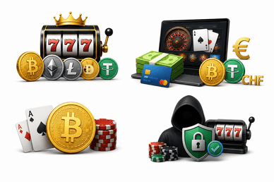 Arten von Crypto Casinos in der Schweiz