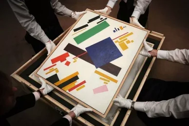 Картина «Супрематична композиція» Малевича 