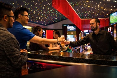 Bar im Casino in Interlaken