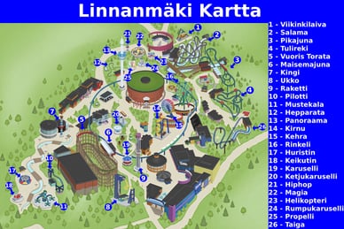 linnanmäki kartta