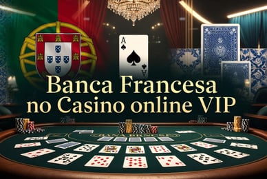 Mesas de Banca Francesa e apoio local num Casino online VIP