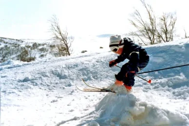 Aksel Lund Svindal, ung alpinist