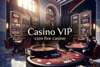 Mesas de live casino com limites elevados no Casino VIP
