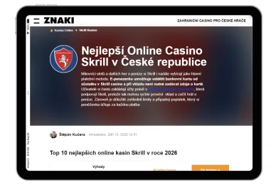 Kasíno Skrill na znaki.fm