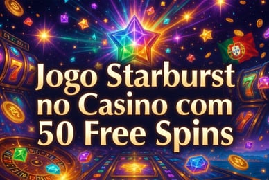 Jogo Starburst no Casino com 50 Free Spins