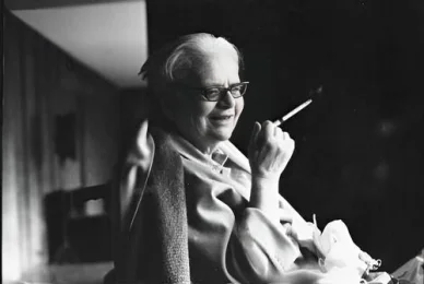 Morante nella vecchiaia Elsa Morante vecchia