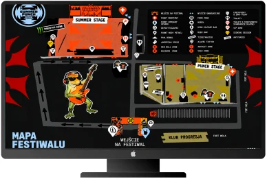 Jak dotrzeć do festiwalu Mapa festiwalu