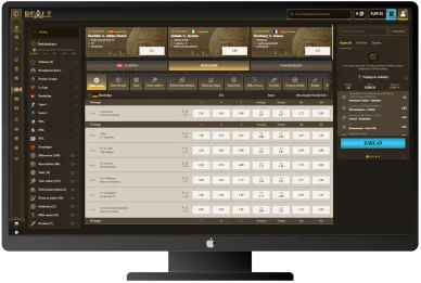 Zakłady online w kasynie Realz