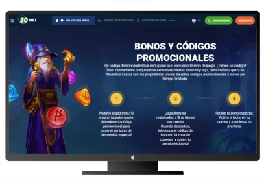 20 BET Códigos Promocionales de Casino en Línea