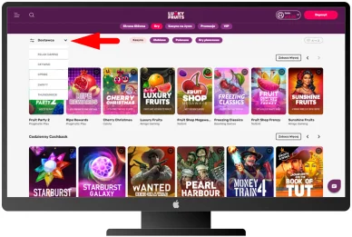 Dostawcy gry w Lucky Fruits Casino Dostawcy gry w kasynie