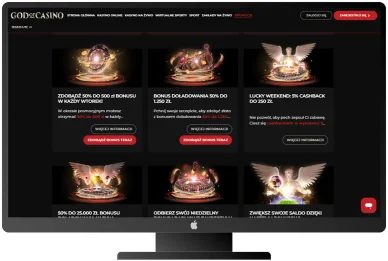 Promocje w kasynie God of Casino