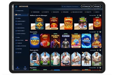 MillioneR – catalogue de jeux et machines à sous sur un nouveau casino en ligne Belgique