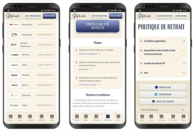 Bonus 150 tours gratuits sans dépôt sur VipLuck Casino