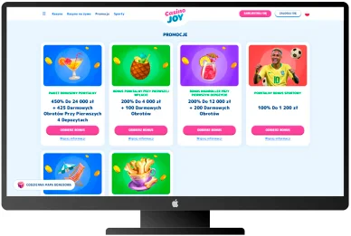 Bonusy w CasinoJoy