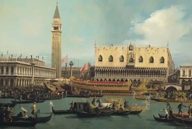 Festa della Sensa in un dipinto del XVIII secolo La festa di Sensa nel dipinto