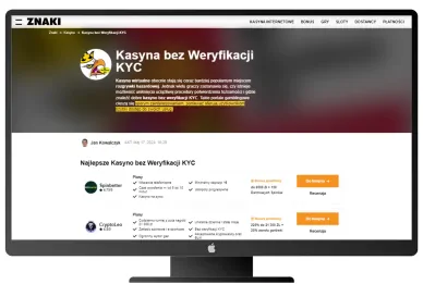 Kasyno bez weryfikacji