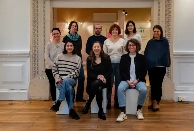 Photo de l’équipe professionnelle du ZOOM de Laval. Équipe de médiation et de gestion culturelle du ZOOM de Laval.