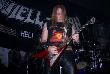 Były członek zespołu Behemoth Leszek “Les Chaos” Dzeżelewski