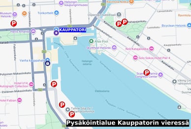 kauppatori pysäköinti