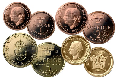 Mynt från Sverige Svenska mynt