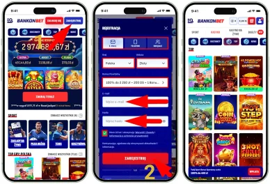 Rejestracja w Casino Bankonbet Rejestracja w Bankonbet Casino