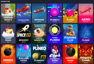Instant Win παιχνίδια στο καζίνο online 