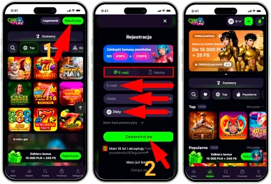 Rejestracja w kasynie Rejestracja w kasynie Gamespot