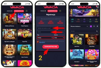 Rejestracja w kasynie