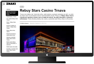 Casino Rebuy Stars Trnava Kasíno Rebuy Stars Trnava