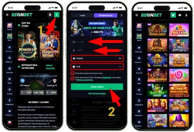 Rejestracja w BeonBet Kasino Rejestracja w kasynie