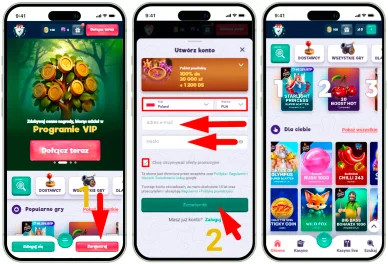 Rejestracja w SafeCasino