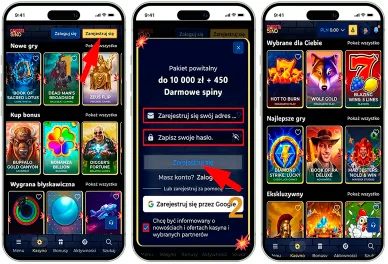 Rejestracja w Gangstasino Kasyno Online