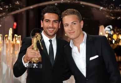 Elyas M'Barek und sein Bruder Joseph: ein seltenes Foto