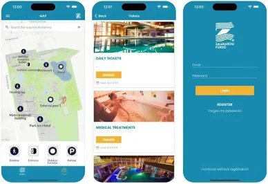 A Zalakaros üdülőhely mobilalkalmazása Zalakarosi Fürdő mobilalkalmazását