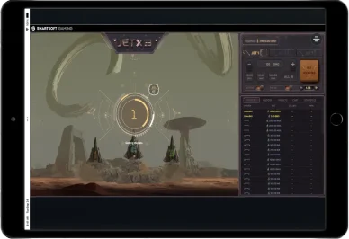 JetX 3 jeu crash spatial SmartSoft.