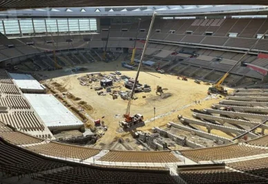 Remodelación de la Cartuja Estadio de La Cartuja está en proceso de remodelación