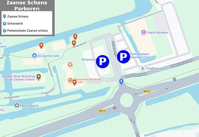 zaanse schans parkeren